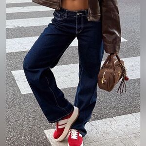 Witty Fox Dark Wash Straight Leg Jeans 5 / 27